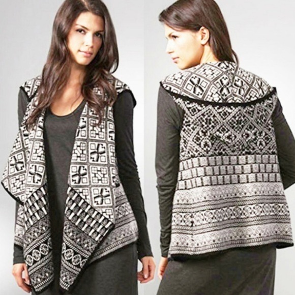 Joie Cleopatra Diamond Drape Fair Isle Vest, Size S NWT - Picture 1 of 5